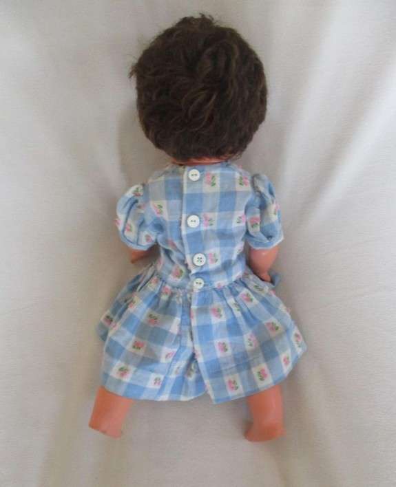 A very collectable vintage 1950's Martha Maar, Germany (Drei M Puppe) doll with the bluest eyes