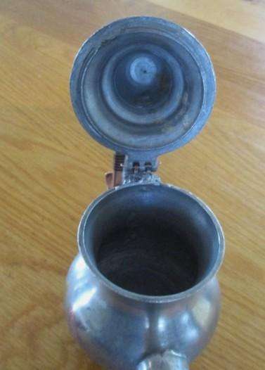 An old antique Moorish teapot handcrafted by the nomadic Tuareg people of the N.W. African Sahara