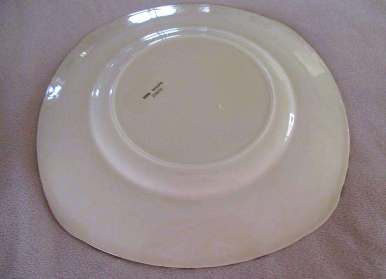 Set 2. - Rare 1930's Art Deco Burleigh Ware Zenith 16 piece dinner set  with blue and yellow lupins