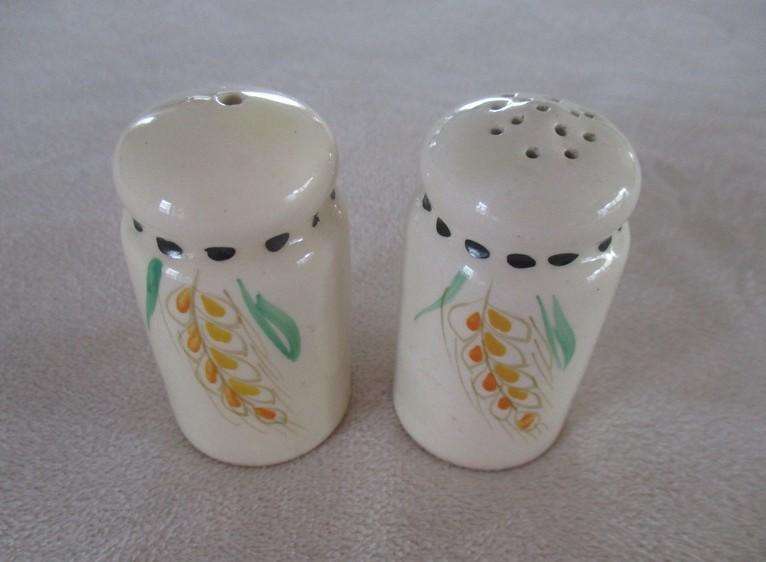 Vintage 1930's Art Deco Burleigh Ware cruet set on stand - great condition