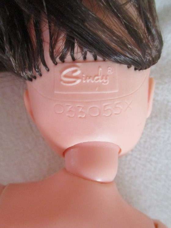 A vintage brunette Sindy doll in cute p.j. outfit