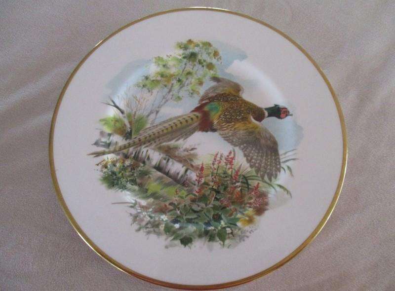 Royal Chelsea Fine Bone China - three plates from their "Birds of the Countryside" collection