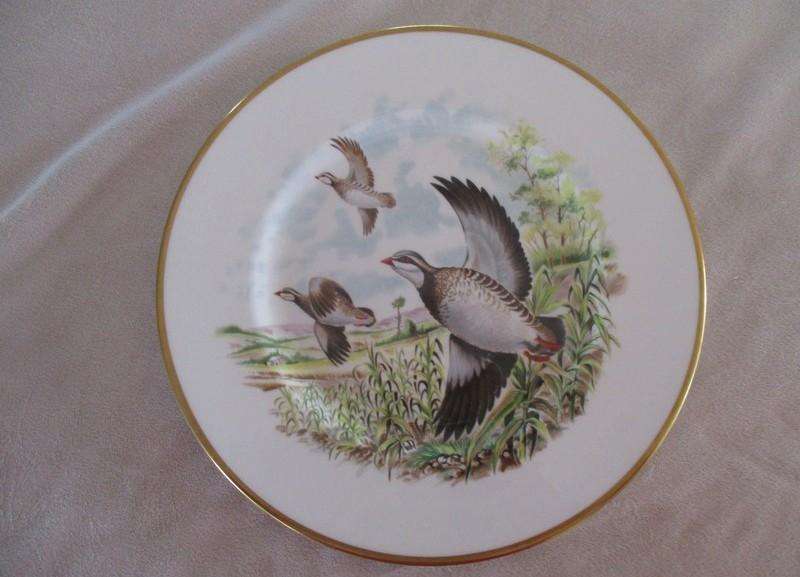 Royal Chelsea Fine Bone China - three plates from their "Birds of the Countryside" collection
