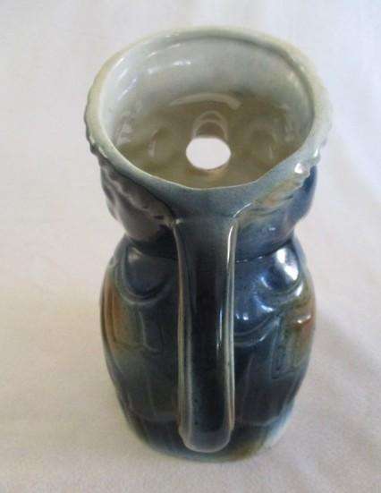 The cutest vintage glazed ceramic parrot jug - nice size