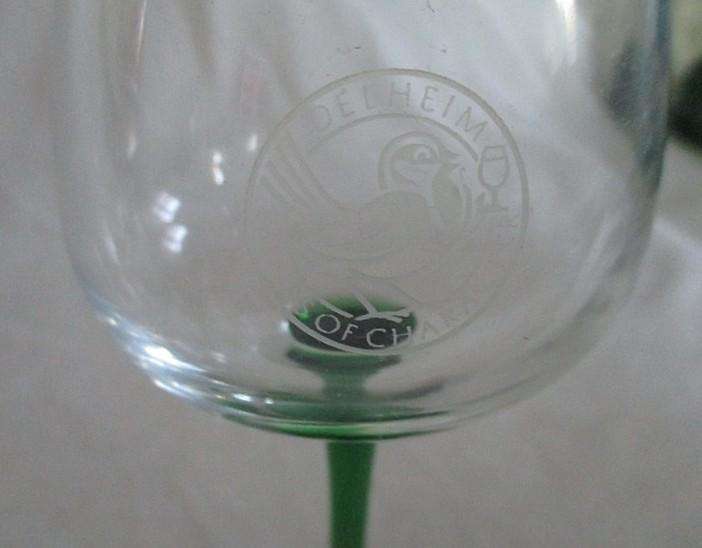 Batch of green glass for the collector (nine items)
