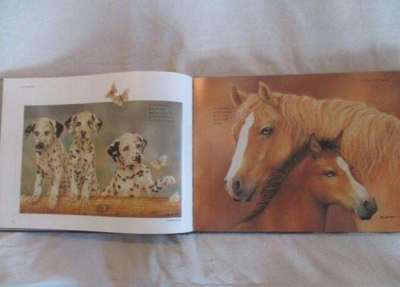 Beautiful Lisa Halstead art book - "loyal Companions'