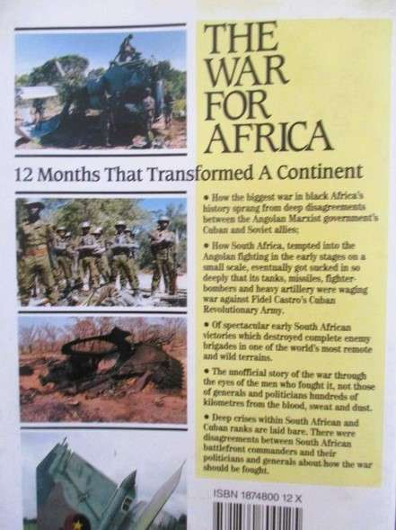 The War for Africa by Fred Bridgland - hard cover plus dust cover