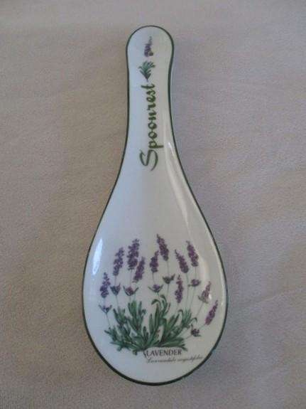 Large Wiesenthal "Classic White" Lavender spoon rest