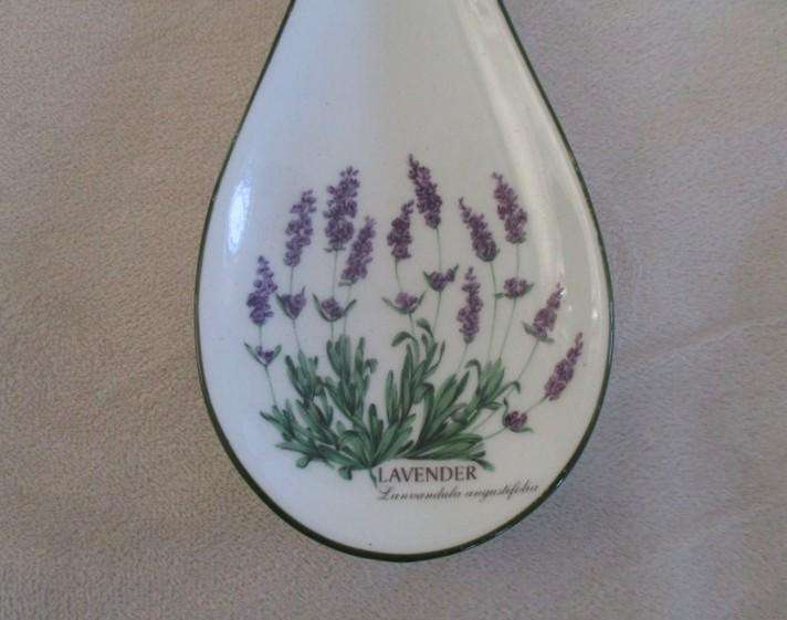 Large Wiesenthal "Classic White" Lavender spoon rest