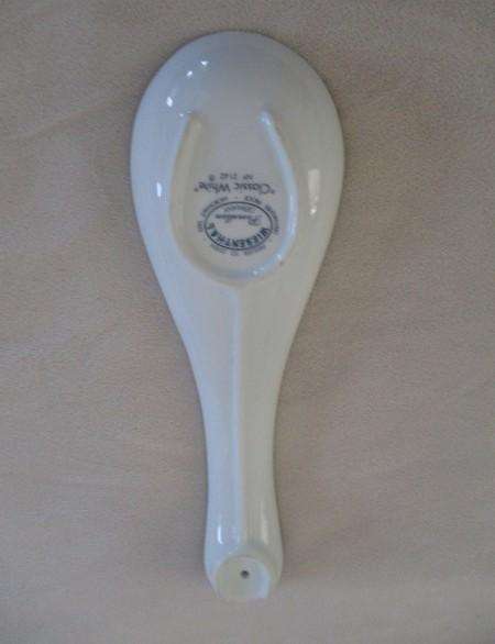 Large Wiesenthal "Classic White" Lavender spoon rest