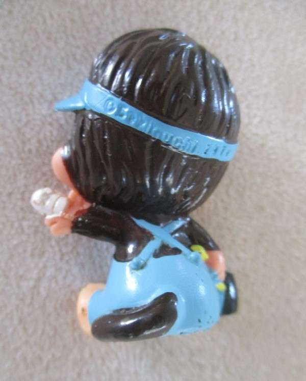 Cute and rare find!  Three vintage 1979 Sekiguchi Monchhichi PVC figures