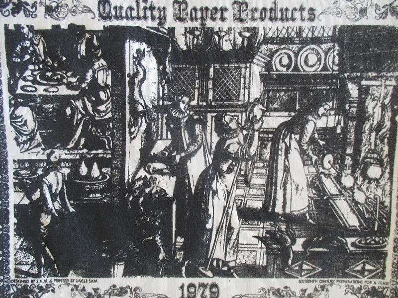 A vintage 1979 Carlton calendar pictorial cloth