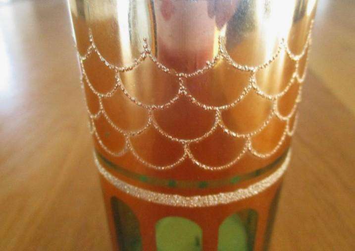 Beautifully decorative glass tealight candle holder