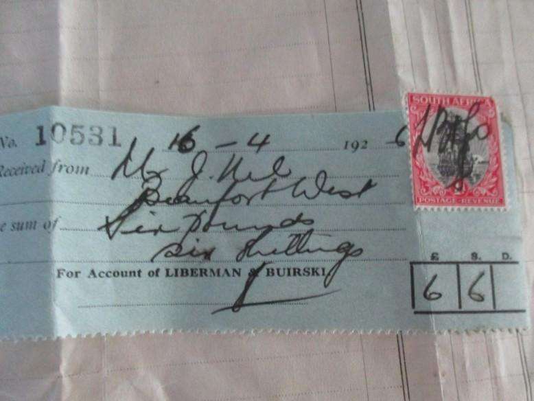 1920's - A batch of various antique documents & stamps from way back when