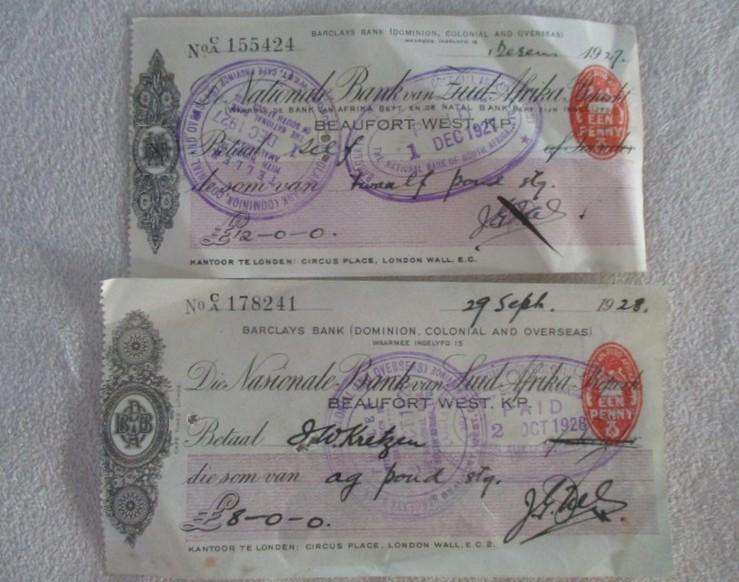 1920's - A batch of various antique documents & stamps from way back when