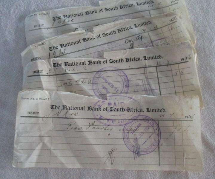 1920's - A batch of various antique documents & stamps from way back when