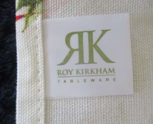 A quality Roy Kirkham, Staffordshire, England cloth with fuchsia design