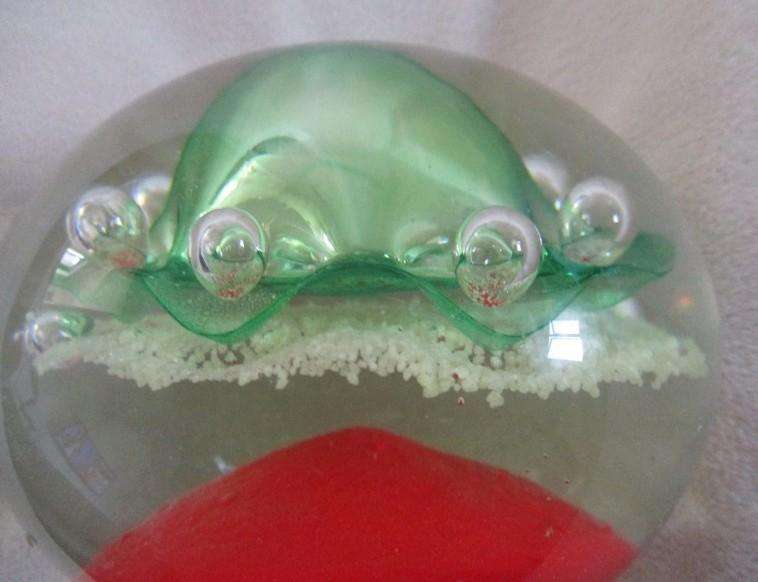 Large studio glass paperweight