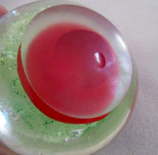Large studio glass paperweight