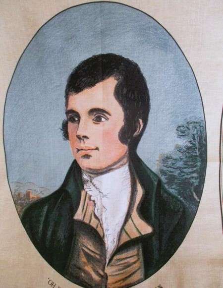 1. - Large Scottish pictorial cloth - The indomitable Robert Burns
