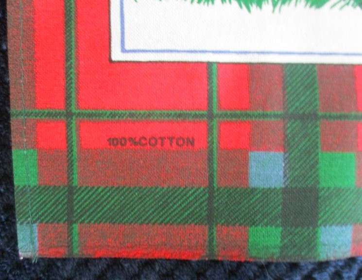 Large Scottish pictorial cloth - Scottish songs