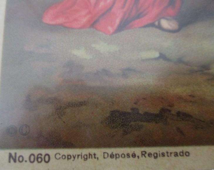 Vintage framed religious print of Holy Family printed in Switzerland - "S. Familia"