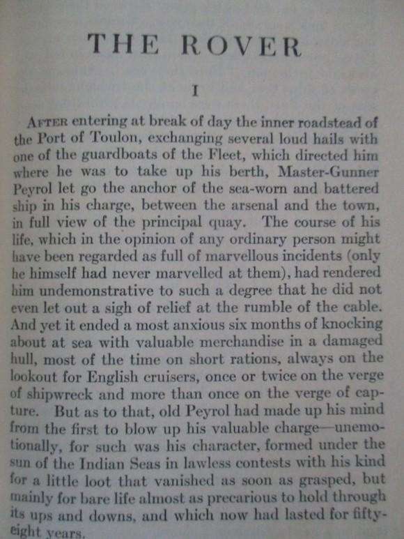 Rather rare - 1951 - The Rover by Joseph Conrad