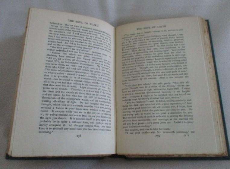 1903 & 1904 - Two antique books by Marie Corelli - The Soul of Lilith and God's Good Man