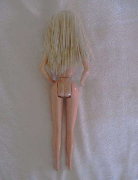Vintage Mattel Barbie in cute blue jeans - knees bend