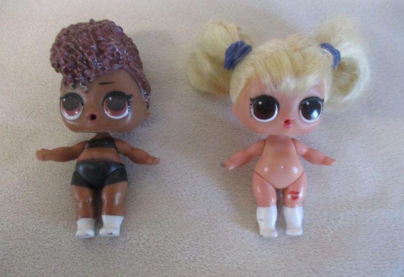 Two adorable small LOL Surprise dollies made by MGA