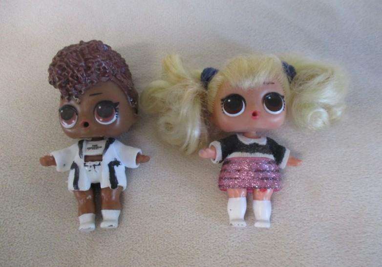 Two adorable small LOL Surprise dollies made by MGA