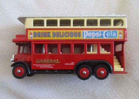 1. - Batch of eight very collectable Pepsi diecasts on card made in England by Lledo