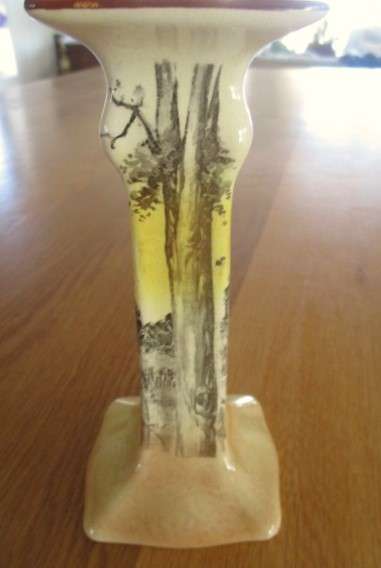 Vintage 1920's/30's Royal Doulton candlestick - Bodiam Castle series