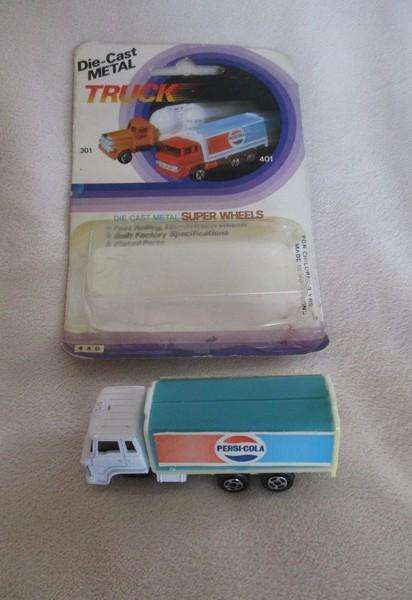 2. - Batch of four rather rare and very collectable Pepsi die cast vehicles