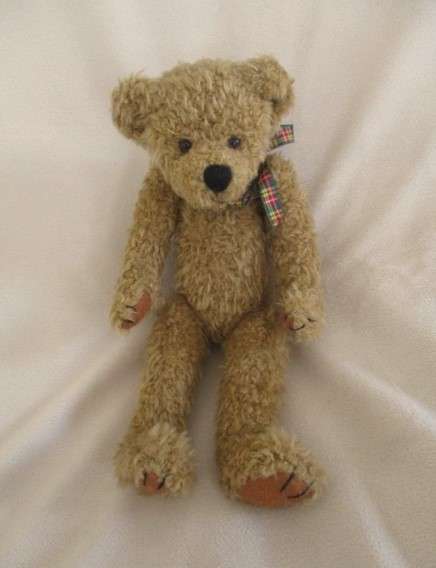 Collectable "Heartfelt Collectibles" Teddy Bear with purposeful "antique bear" look