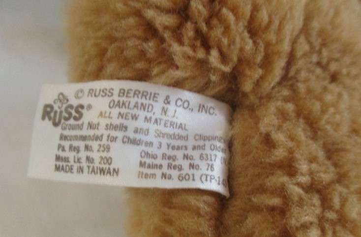 Adorable and mischievous Rutherford III - the Russ Berrie baby gorilla