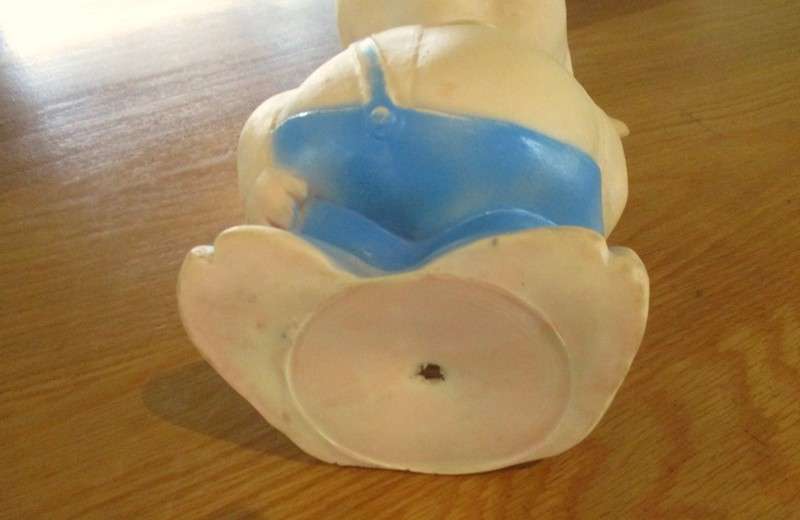 Large vintage rubber Porky Pig