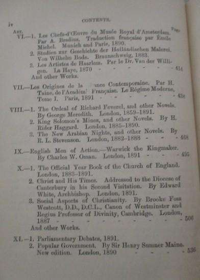 1891 - marbled hard cover with leather corners & spine - The Quarterly Report - July to October 1891