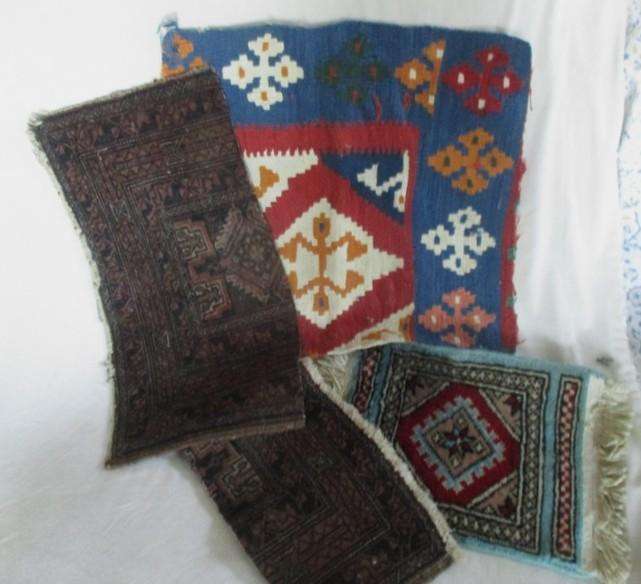 For the creative innovator - HUGE bag of fabrics to repurpose (including vintage real mink stole)