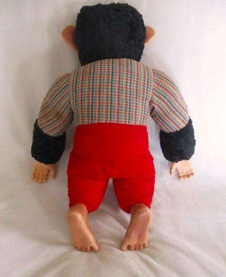Granny's much loved toy monkey - very large vintage monkey with such cute feet!