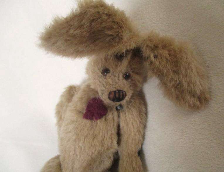 Not just any Bunny Wabbit! Floppy Nicky Bunny designed by Lorraine Chien for Ganz collectibles