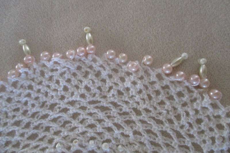 Three handy vintage beaded doilies