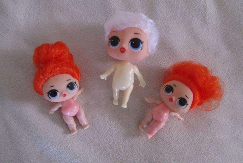 Batch of twelve  adorable small LOL Surprise-like dollies