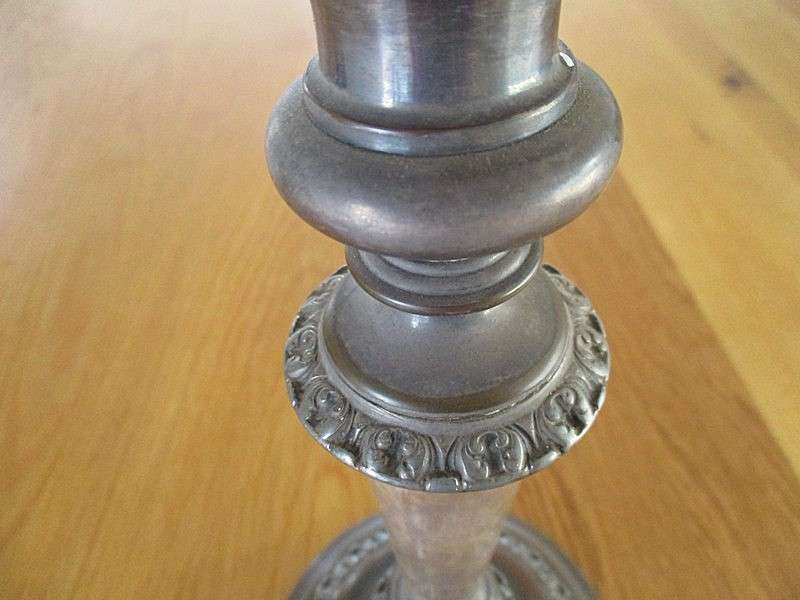 An old vintage, heavy(1.5kgs) candlestick with loads of character