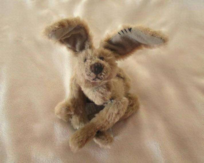 Not just any Bunny Wabbit! Floppy Nicky Bunny designed by Lorraine Chien for Ganz collectibles