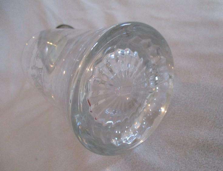 For the golfer - vintage Domex, Germany etched glass stein with pewter lid - golfing scene