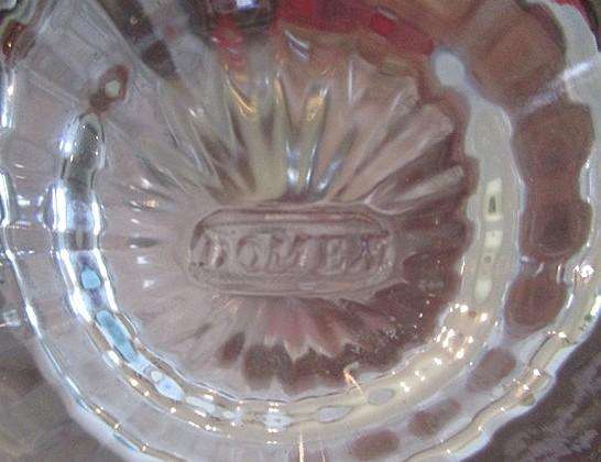 For the golfer - vintage Domex, Germany etched glass stein with pewter lid - golfing scene