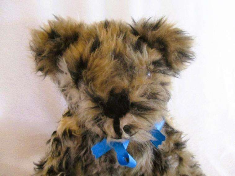 Unique Templar Teds hand crafted artist's bear- an African Cheetah Bear - fully articulated