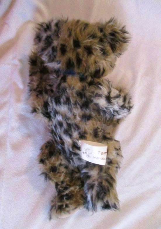 Unique Templar Teds hand crafted artist's bear- an African Cheetah Bear - fully articulated