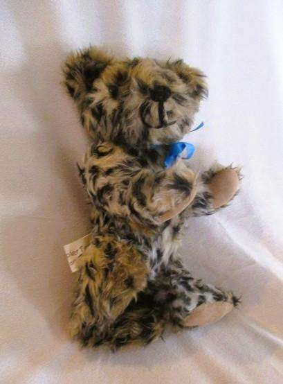 Unique Templar Teds hand crafted artist's bear- an African Cheetah Bear - fully articulated